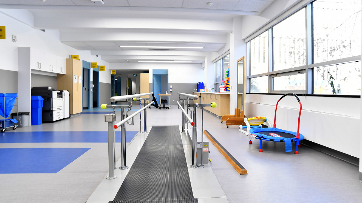 The new Chadi Centre at the Glenrose provides a rehabilitation space designed specifically for children and youth