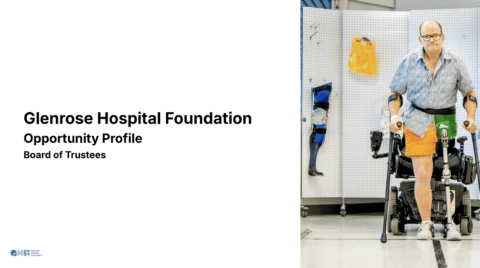 Accessible rehabilitation equipment at Glenrose Hospital Foundation for patient mobility and recover.