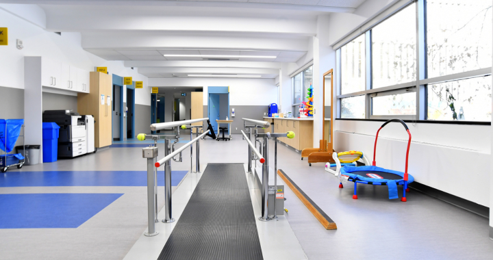 The new Chadi Centre at the Glenrose provides a rehabilitation space designed specifically for children and youth